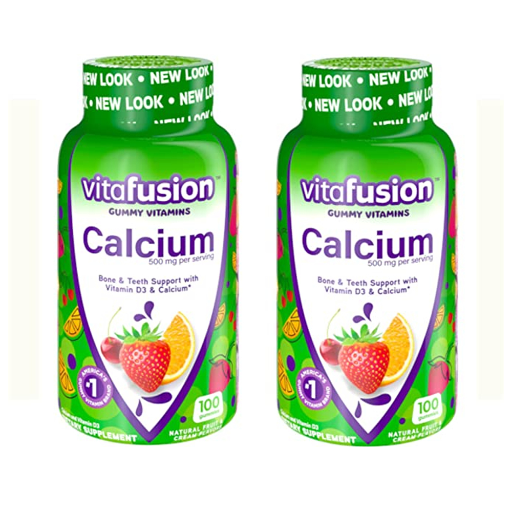 <b>비타</b>퓨전 <b>칼슘</b> 500mg 100정 2통 Vitafusion Calcium