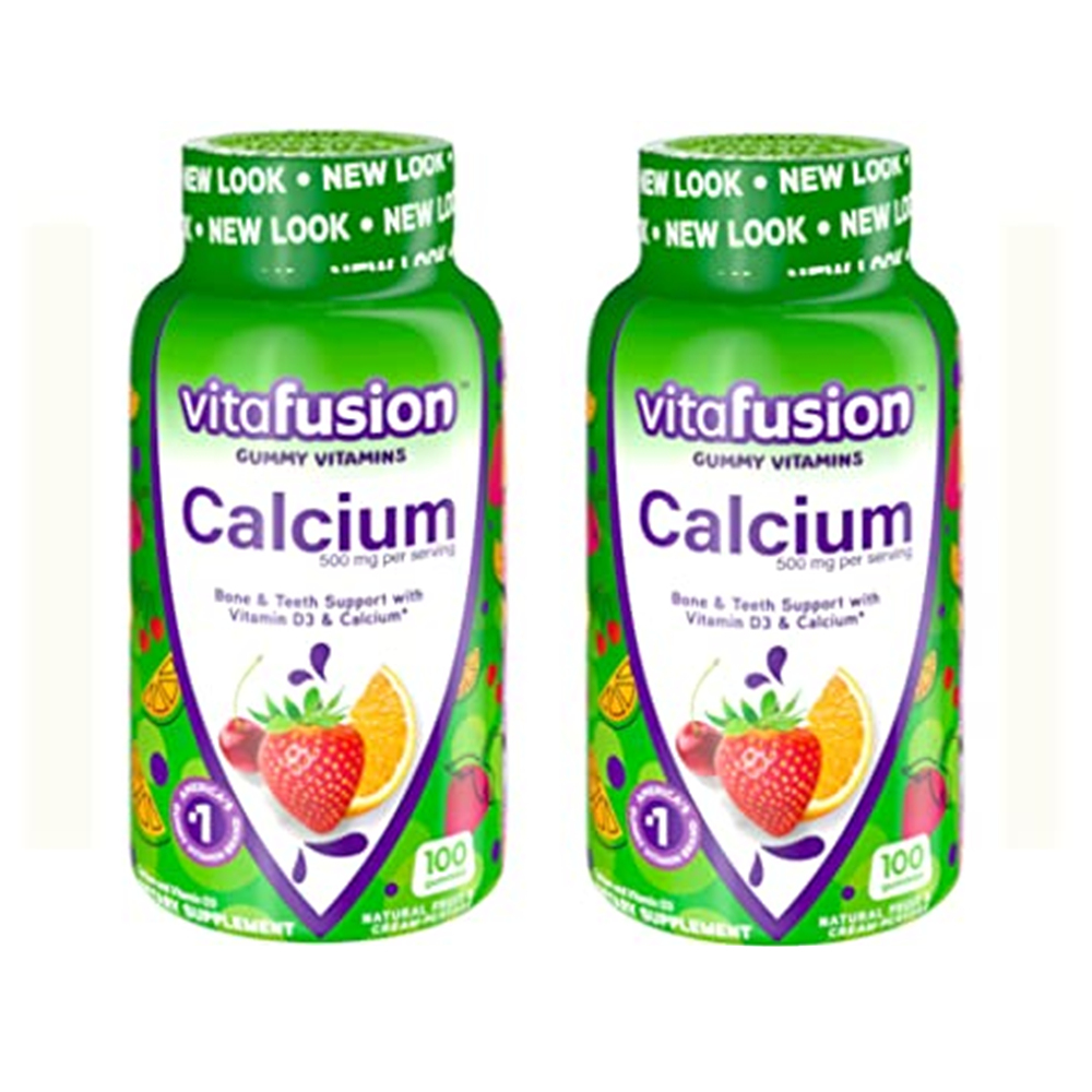 <b>비타</b>퓨전 <b>칼슘</b> 500mg 100정 2통 Vitafusion Calcium