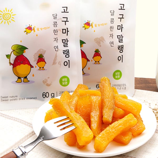달콤한자연 해남 고구마말랭이 10봉 건강 간식