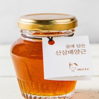 꿀에담은산삼배양근 170g 피나무꿀 HACCP