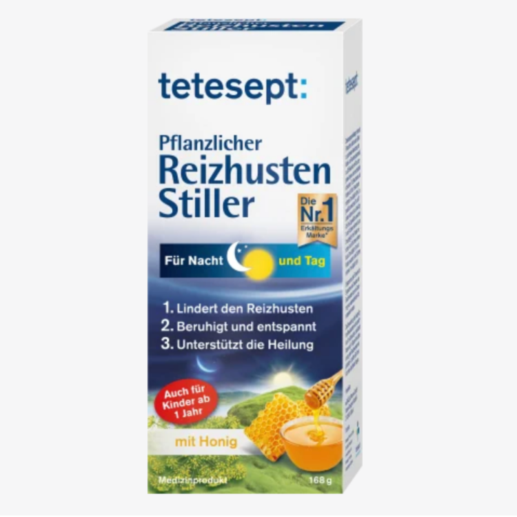 독일 tetesept 테테셉트 마른기침 시럽 데이 앤 나이트,125ml