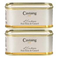 Castaing 카스탱 푸아그라 오리 Foie gras de canard 200g 2개