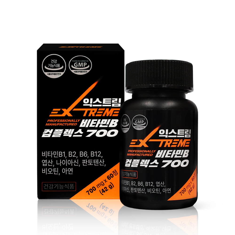<b>익스트림</b> 비타민B 컴플렉스 700 60정, 1개
