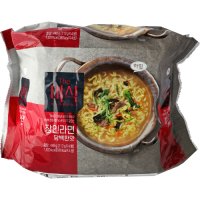 하림 더 미식 장인라면 담백한맛, 448g(112gx4개입)