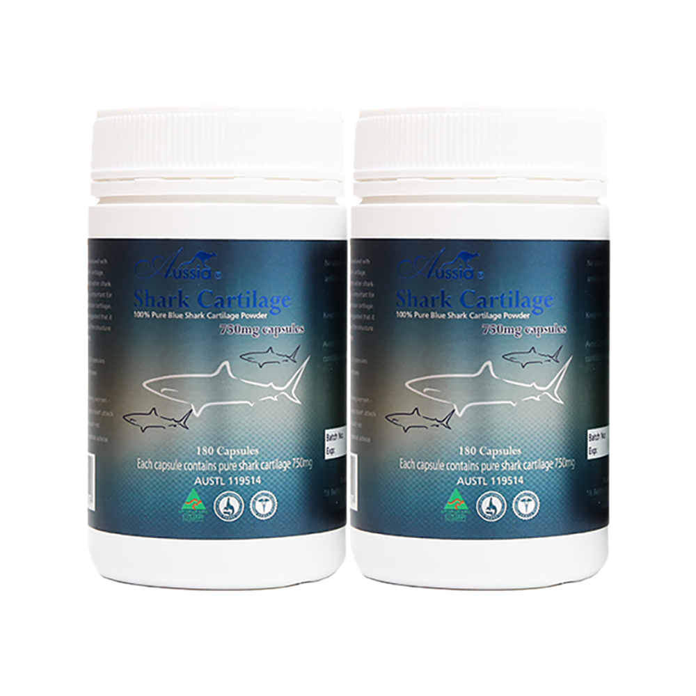 호주 오시아 청상어연골 750mg 180캡슐 2팩
