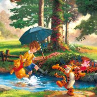 디즈니직소퍼즐 150피스-곰돌이 푸 21x28.5cm THOMAS KINKADE