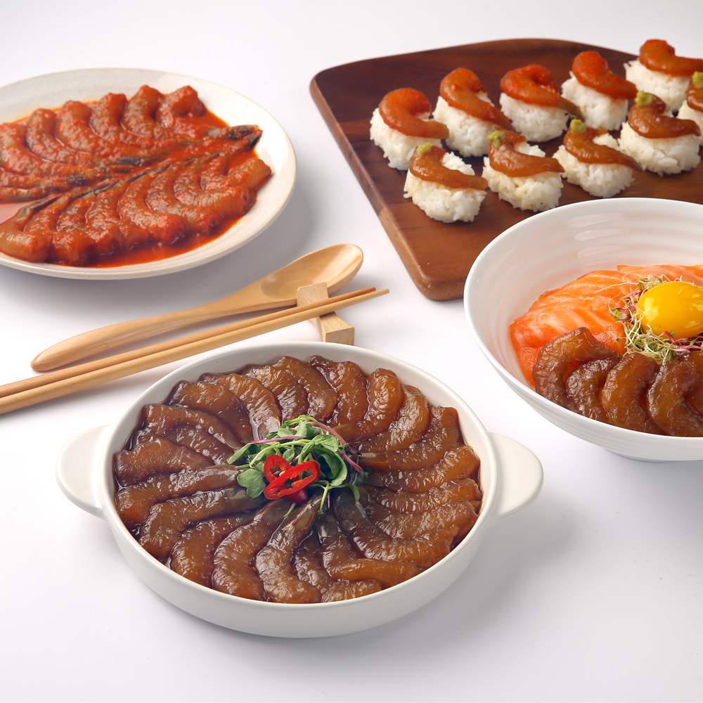 프레시로만 간장 양념 깐새우장 300g 밥도둑 별미 먹자