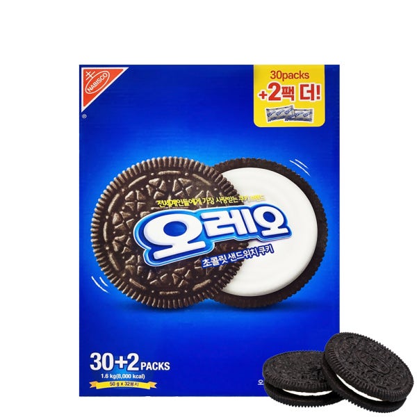 오레오 쿠키 32팩 1.6kg 대용량 코스트코