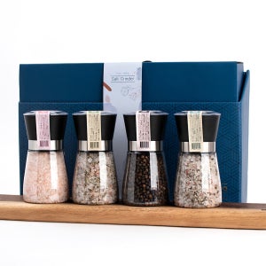 히말라야핑크솔트 &로즈마리&바질 허브솔트&통후추 그라인더 4종 단체 명절 설 추석 선물세트