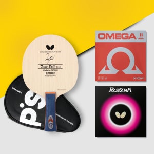 (케이스포함) 버터플라이 탁구라켓 FL 티모볼 스피릿 선택1