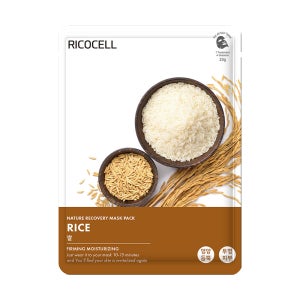 리코셀 네이처 리커버리 마스크팩 13종 1일1팩 촉촉 순한 쌀, 1매, 1개