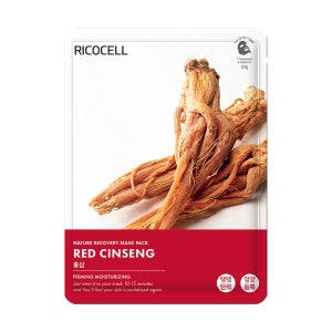 리코셀 네이처 리커버리 마스크팩 13종 1일1팩 촉촉 순한 홍삼, 1매, 1개