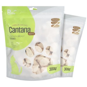 칸타나 동결건조 치킨텐더300g x2개