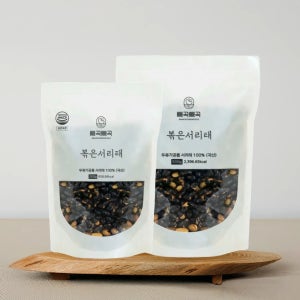 모닝팜 국산 볶은 서리태 검은콩 간식 검정콩 뻥튀기 200g 500g