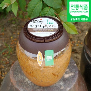 감로이슬 무방부제 명인 국산 전통 재래식 시골 집 된장(3년숙성) 4kg
