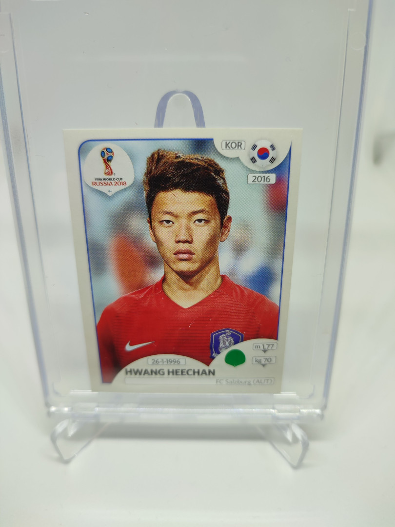 2018 Panini World Cup Sticker 황희찬 월드컵 스티커 축구 EPL카드