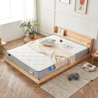 글림 편백나무 저상형 원목 침대프레임 싱글/슈퍼싱글/더블/퀸 사이즈 선택