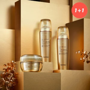 1+1 토니모리 인텐스 케어 골드 24K 스네일 3종세트 [토너]140ml+[에멀전]140ml+[크림]45ml