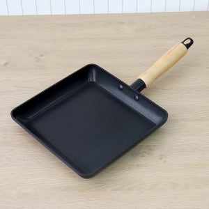 유진토스코 인덕션 불소수지코팅 IH사각에그팬 22cm