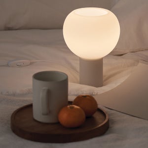 유리 갓 미니 단스탠드 침대 취침 협탁 안방무드등