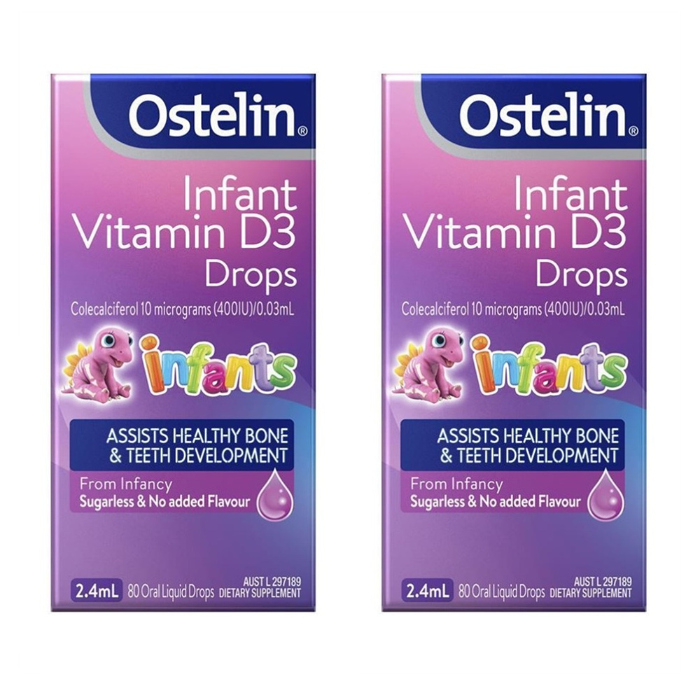 오스테린 <b>인펀트 비타민</b> D3 드롭 2.4ml x2개 OSTELIN