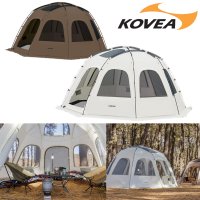 코베아 몬타나 쉘터 2 텐트 풀세트 레트로스 허브 리빙쉘 대형 캠핑 4 5 6 인용 비바돔