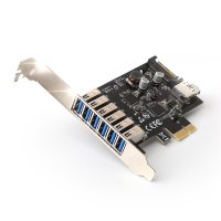 넥스트 USB 3.0 7포트 PCIe 카드 (NEXT-407NEC LP)