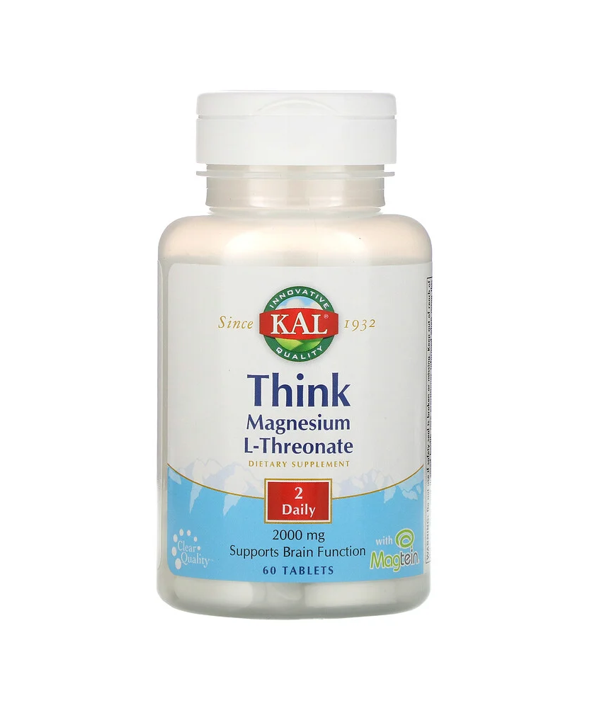 KAL <b>Think</b> <b>L</b> <b>트레온산</b> <b>마그네슘</b> <b>2000mg</b> 60정 엘<b>트레온산</b> <b>l-트레온산</b> magnesium