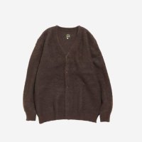 [Needles 가디건] 니들스 모헤어 가디건 솔리드 다크 브라운 JO259C Needles Mohair Cardigan Solid Dark Brown