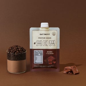 잇더핏 단백질 쉐이크 맛있는 한끼 식사대용 파우치 1주플랜 더블초코, 7포, 1개