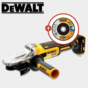 디월트 20V MAX 충전그라인더 플렛 헤드 무선 절단 125mm DCG405FN 베어툴