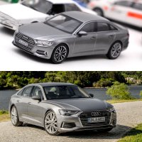 아우디 iscale audi a6 세단 버전 c8 2018 1:43 회색