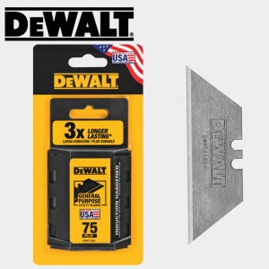 디월트 유틸리티 칼날 75EA DWHT11004 열처리 블레이드 정밀절단 연삭