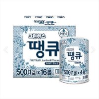 크린센스 땡큐 프리미엄 점보롤500 400m(1겹)x16롤