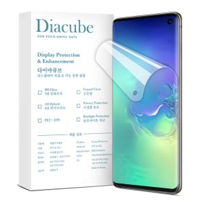 다이아큐브 갤럭시 s10e 4H 유리하드코팅 강화 풀커버 액정보호필름, 3매