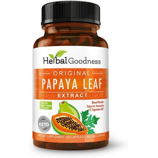 허벌굿네스 Herbal Goodnedss <b>파파야 추출물</b> 600mg 60정