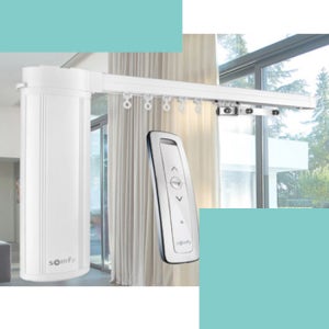 솜피 전동 커튼 모터 레일 솜피 무브라이트 RTS 무선 리모컨 자동 커튼