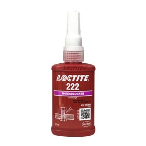 헨켈 록타이트 저강도 나사고정제 소형나사용 222 보라색 수공구해체가능 나사본드 50ml