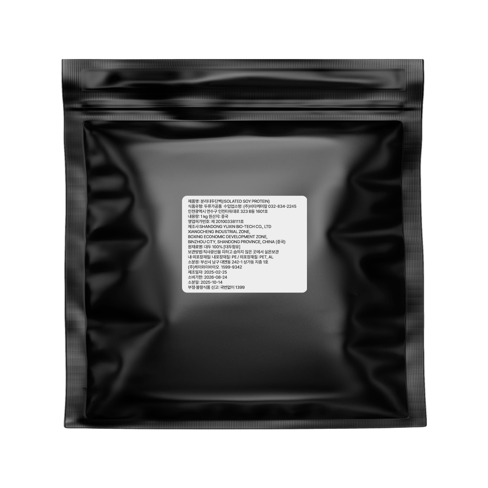 분리<b>대두단백</b> 1kg / isp 100% 식물성 <b>단백</b>질 보충제 파우더 프로틴 Non-Gmo XY4000