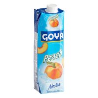 Goya 고야 피치 넥타 복숭아 과즙 음료 Peach 33.8oz 1L 12팩