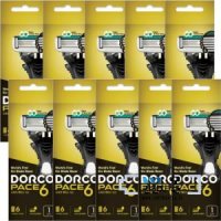 도루코 페이스6 휴대용 면도기 (1입x10개) (6중날)