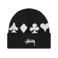 STUSSY FULL SUIT JACQUARD CUFF BEANIE 풀 수트 자카드 비니