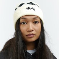 STUSSY FULL SUIT JACQUARD CUFF BEANIE 풀 수트 자카드 비니