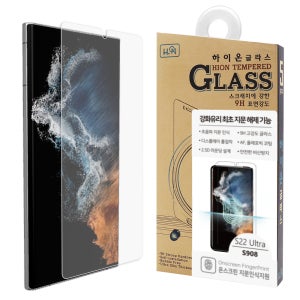 하이온 P글라스 초음파 지문인식 강화유리 갤럭시S22 울트라, 5매입