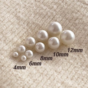 실버925 은침 귀걸이 4mm 6mm 8mm 10mm 12mm 혼주 한복 웨딩