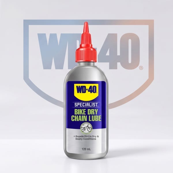 WD40 건식 체인 오일 120ml 자전거 윤활유