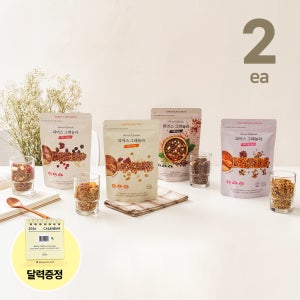 엄선한 견과 통곡물이 가득, 파머스그래놀라 귀리 견과 단백질 시리얼 1+1 (총2개)