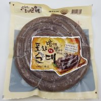 [백순대 1kg 1개] 찹쌀 순대내장 병천 피순대 신림동 볶음