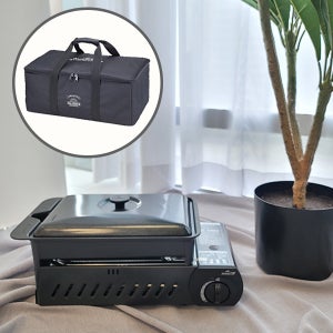 코베아 구이바다 M 올블랙 풀세트 휴대용 캠핑 가스그릴 가스버너