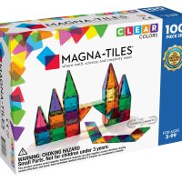 Magna-Tiles 마그나타일 창의적 개방형 교육용 3D 마그네틱 빌딩 100조각 세트